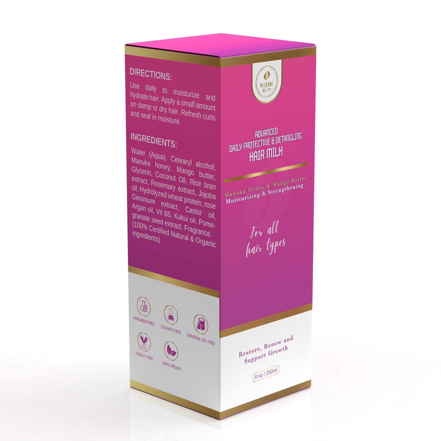 ADVANCED DAILY PROTECTIVE & DETANGLING HAIR MILK