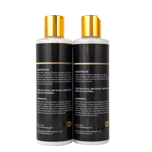 Rosemary Hair Growth Shampoo & Conditioner, Advanced hair treatment Set, Hair Treatment For Severe Hair loss Thinning hair. (ADVANCED HAIR SET Shampoo and Conditioner)