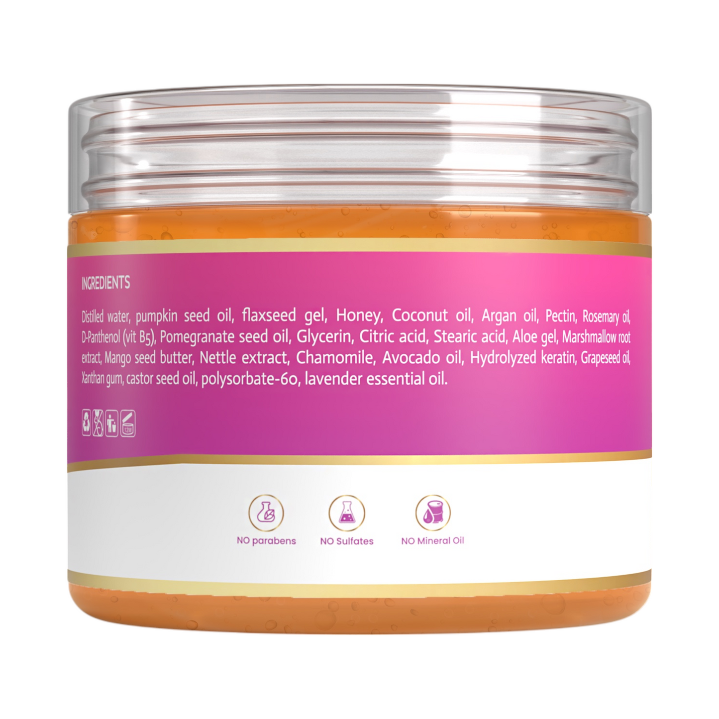 Curls Define and Styling Custard Gel, Enhances Your Curls Definition and Hold Your Style. Formulated with Flaxseed, Pumpkin Seed & Rosemary. All Natural 12 fl oz