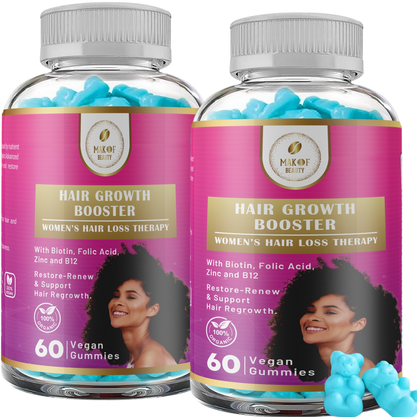 HAIR GROWTH VITAMINS. Supports healthy and long hair