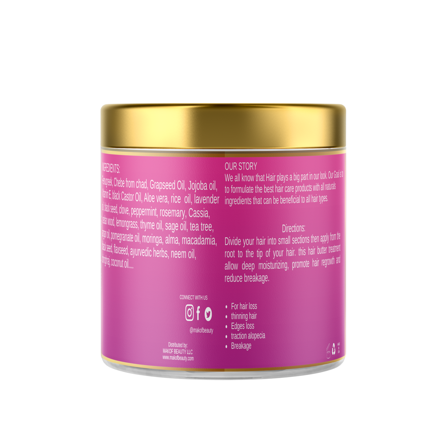 HAIR BUTTER TREATMENT - DEEP CONDITIONING