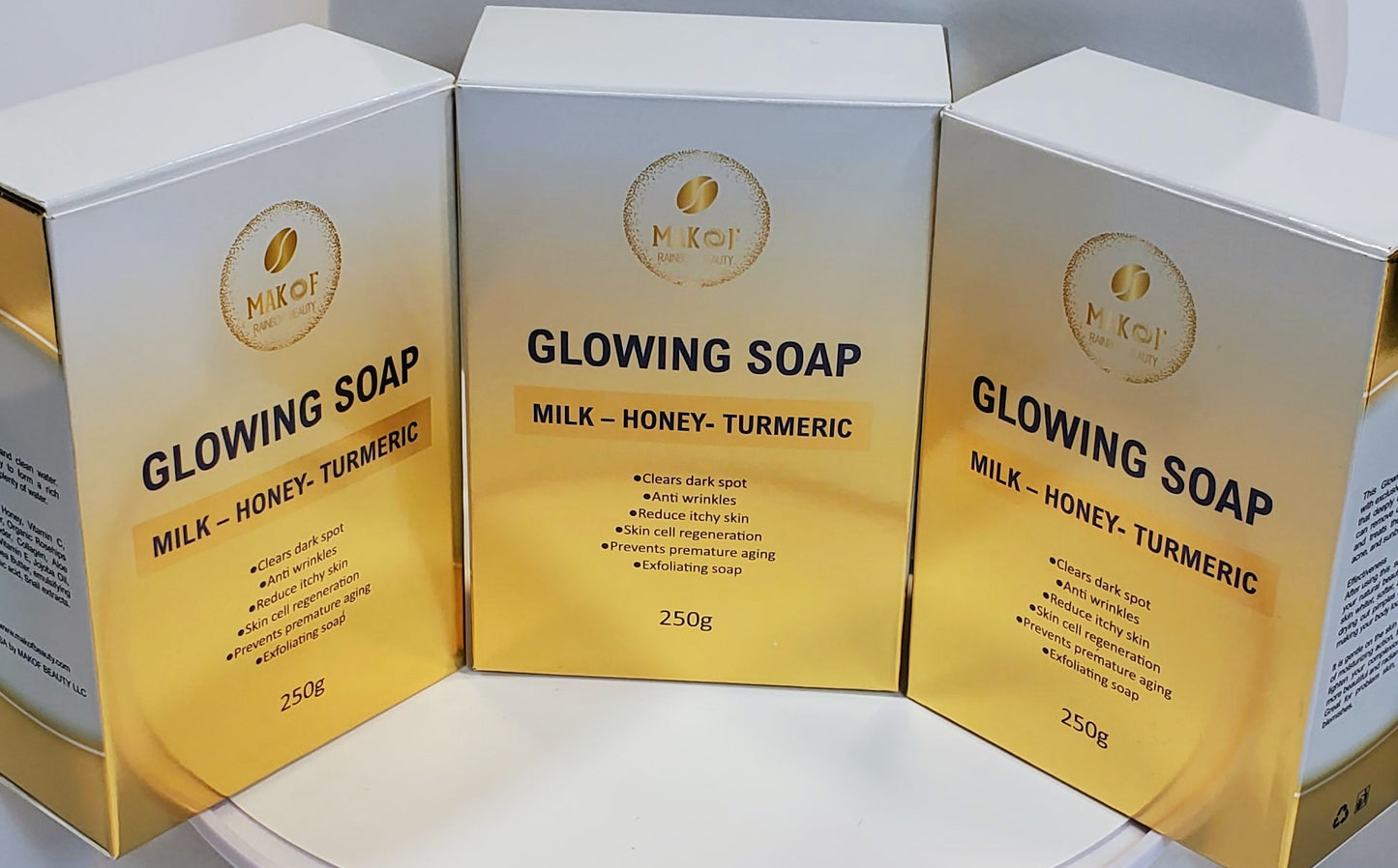 TURMERIC SOAP - BRIGHTENING - DARK SPOTS REMOVER