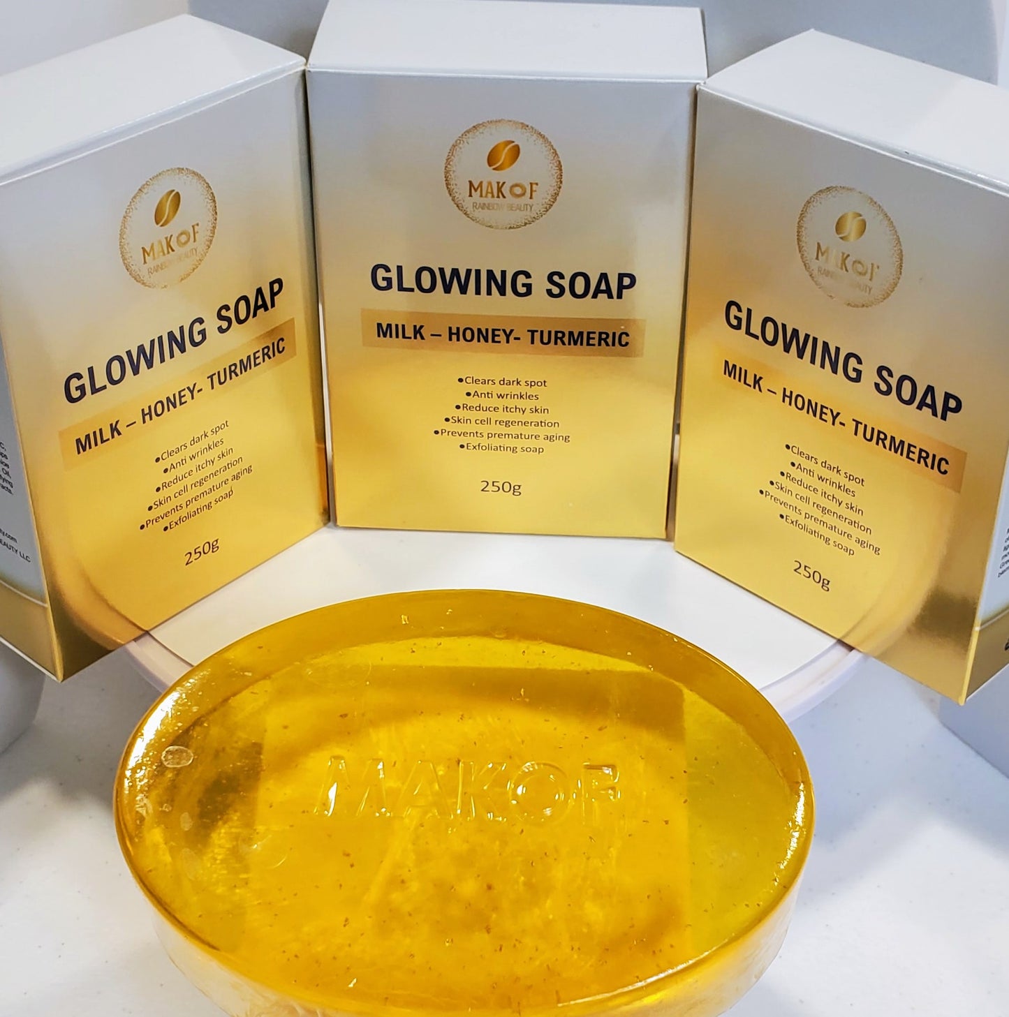 TURMERIC SOAP - BRIGHTENING - DARK SPOTS REMOVER