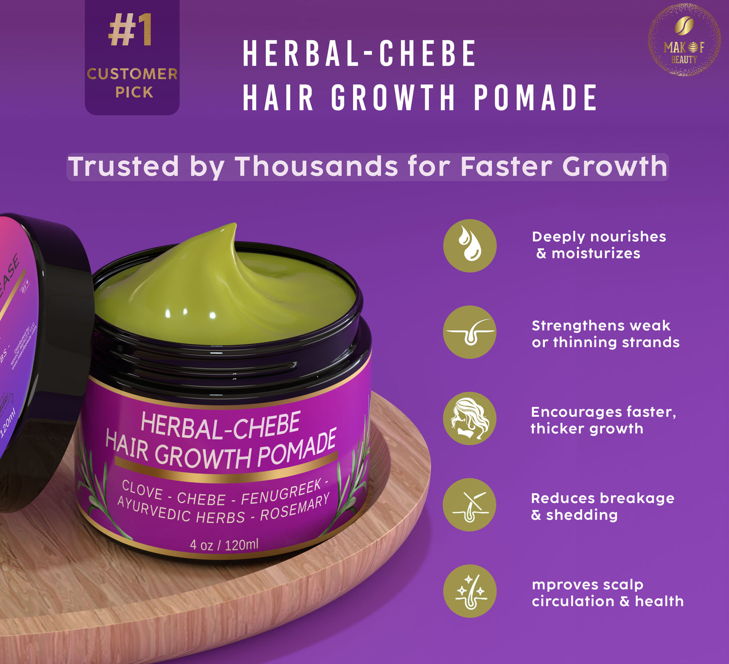 CHEBE MAGIC HAIR GROWTH GREASE (120ml)