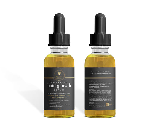 Hair Growth Serum for Stronger, Thicker & Longer Hair – Natural Hair Growth Thickening Treatment - Stop Thinning & Hair Loss for Men & Women 30ml