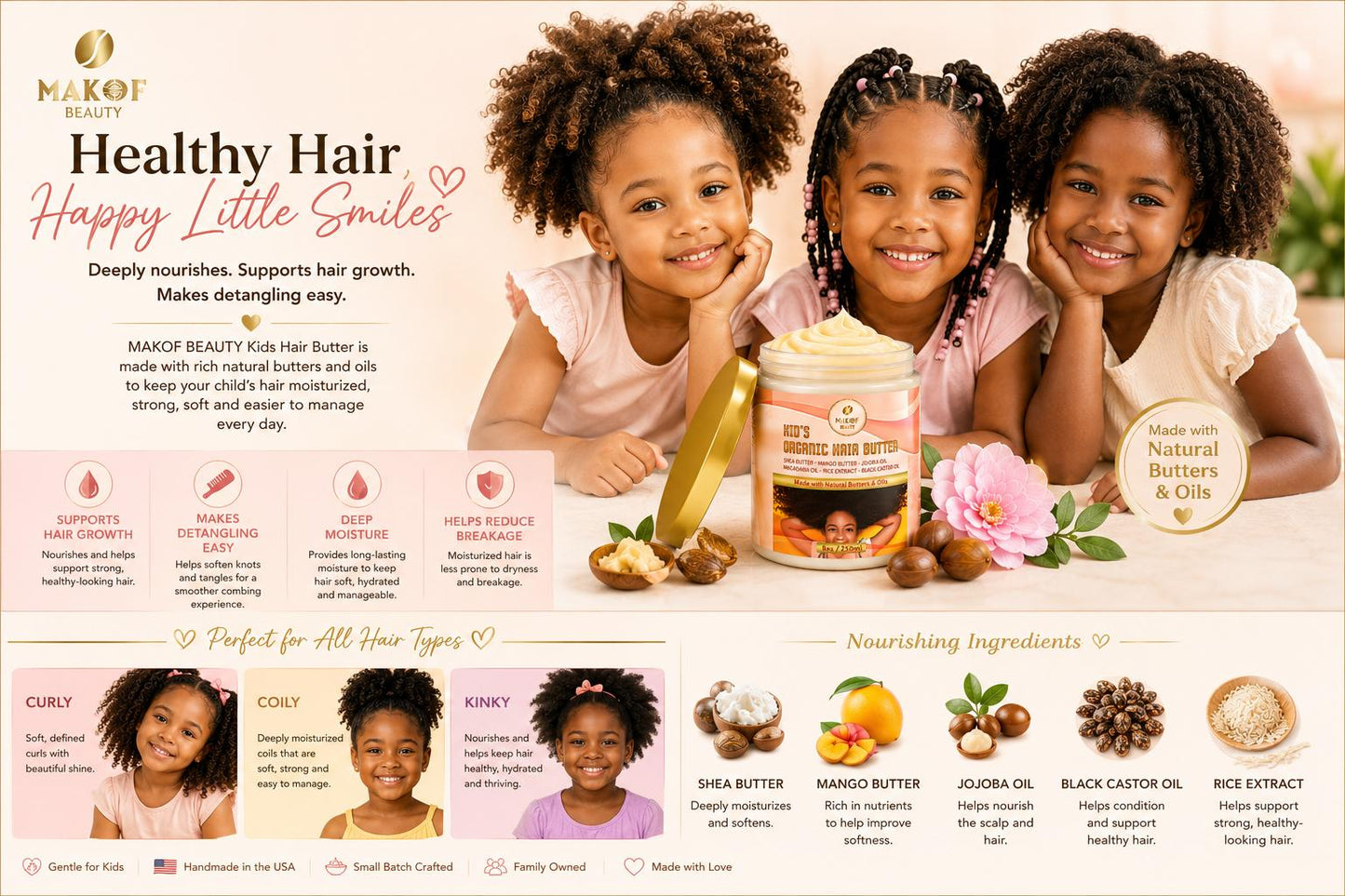 ORGANIC KIDS HAIR BUTTER