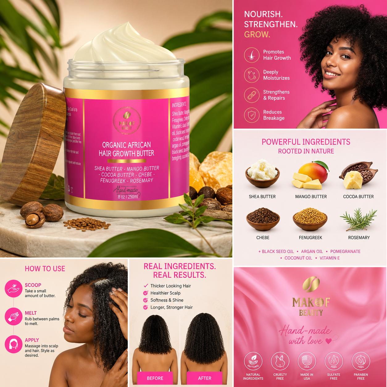 HAIR BUTTER TREATMENT - DEEP CONDITIONING