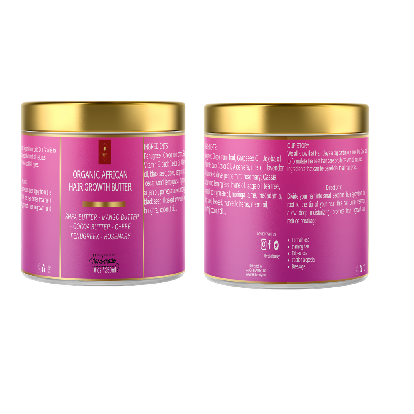 INTENSE MOISTURE & HYDRATING SET - For Dry and Damaged Hair.