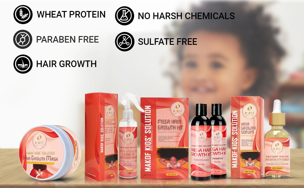 HYDRATING HAIR SHAMPOO & CONDITIONER FOR KIDS.