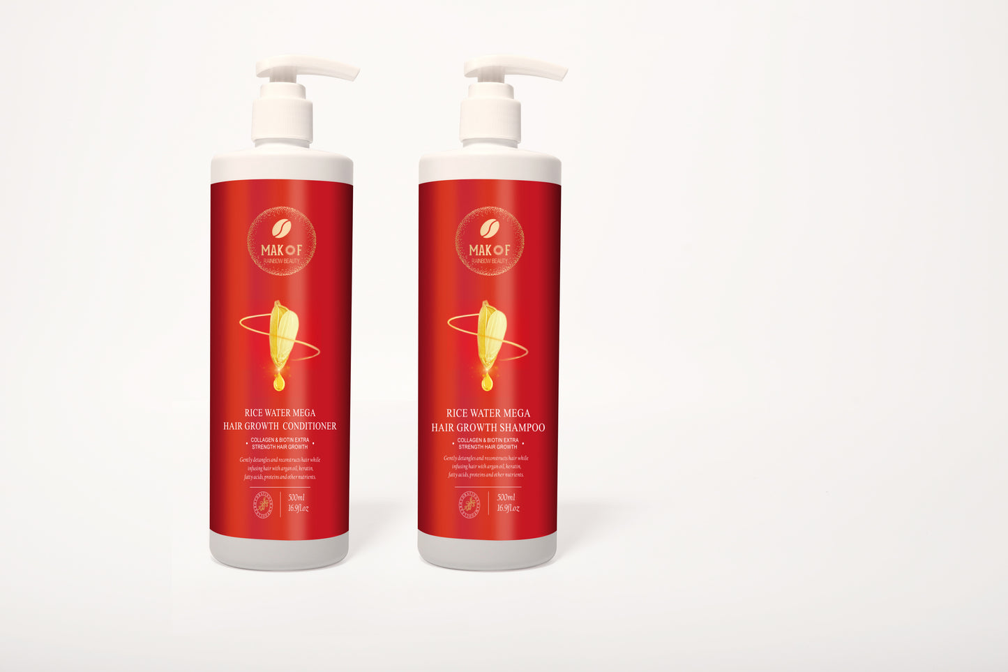 SHAMPOO AND CONDITIONER, DEEP MOISTURIZING, BEST TREATMENT FOR DAMAGED. Dry, or Frizzy Hair - Thickening for Fine/Thin Hair. Promote Hair regrowth. Safe for all hair types.